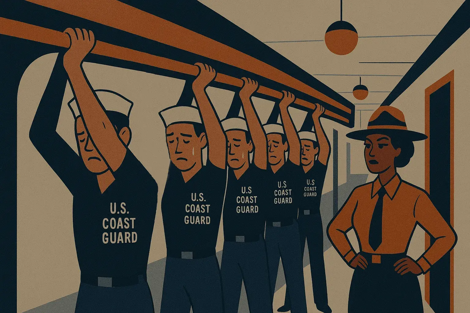 Cover for Failing Coast Guard Boot Camp: Genuine Failure vs Scripted Failure