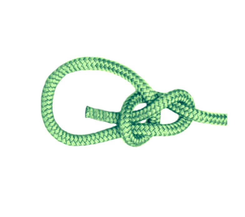 Bowline knot demonstration for Coast Guard Boot Camp training