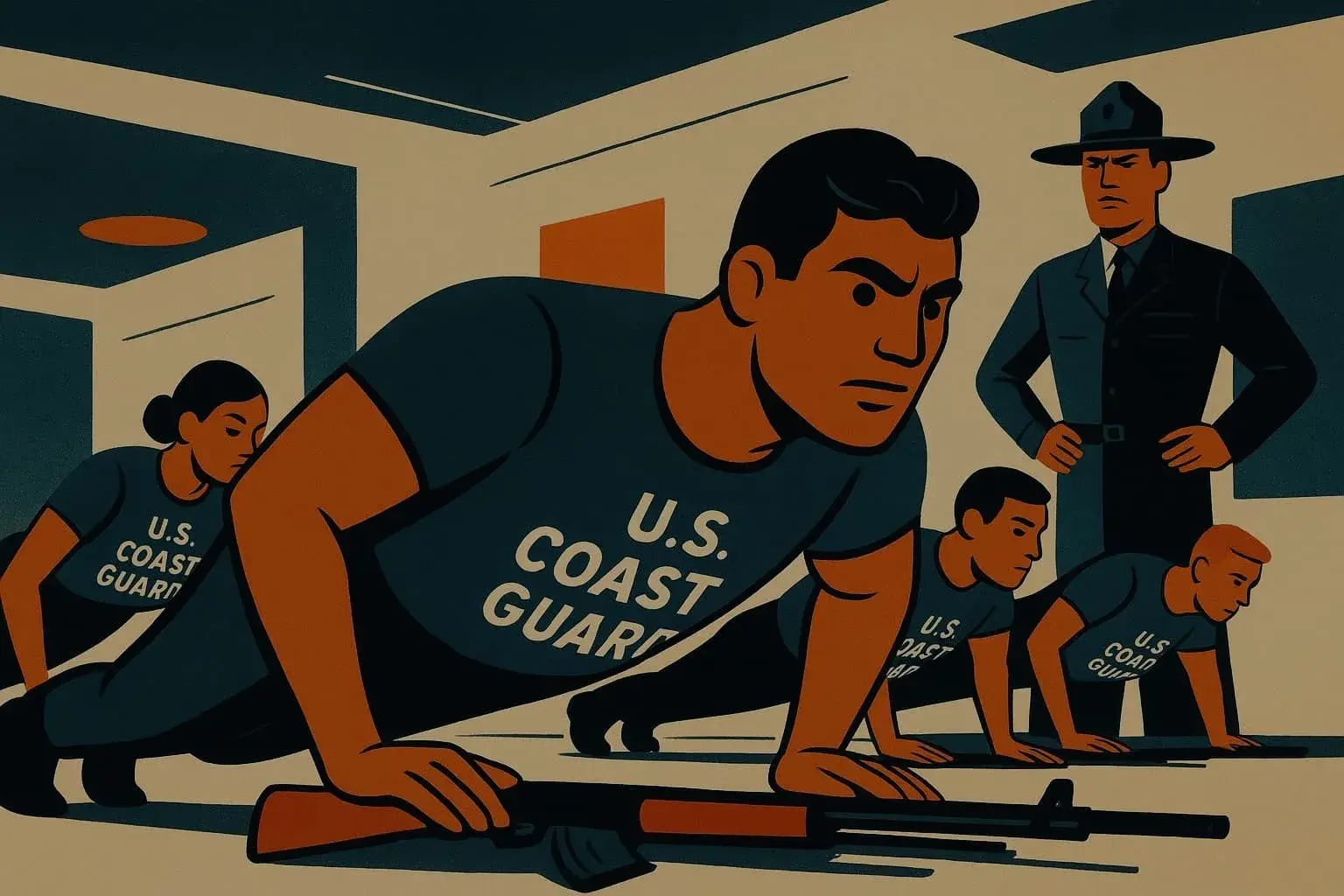 Cover for Counting Reps During The Coast Guard Boot Camp Workout