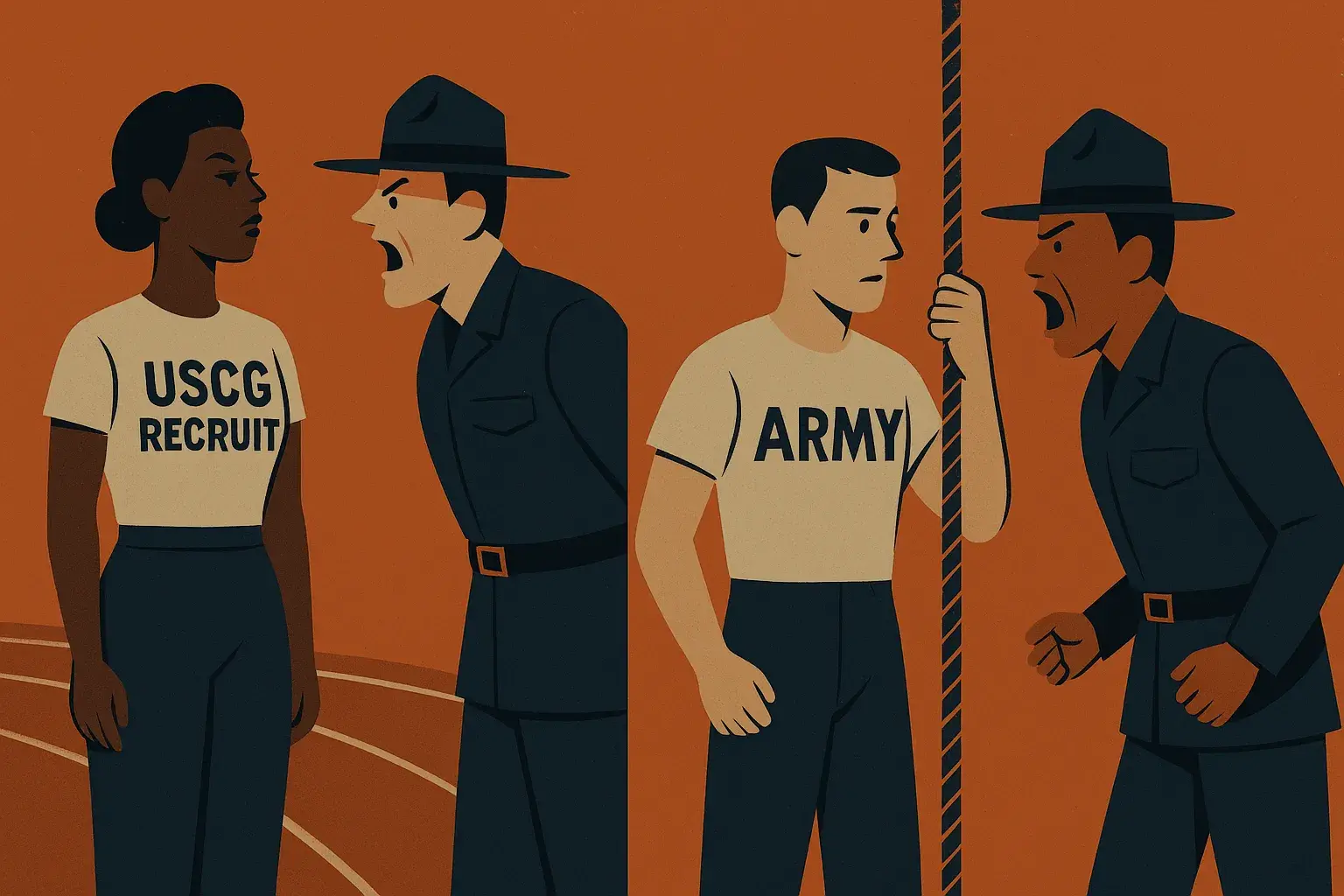 Cover for Is Coast Guard Boot Camp Harder than Army?