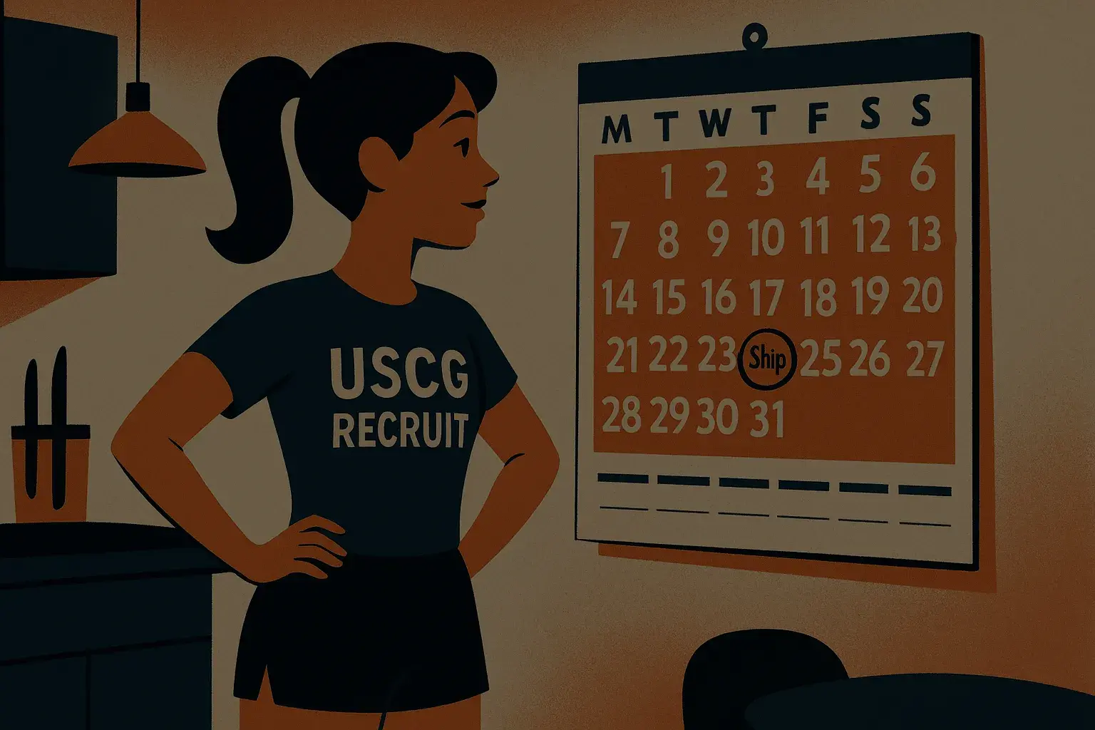 Cover for Last Minute USCG Basic Training Preparation