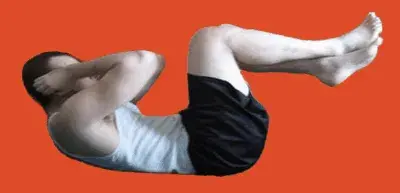 Coast Guard crunches exercise demonstration