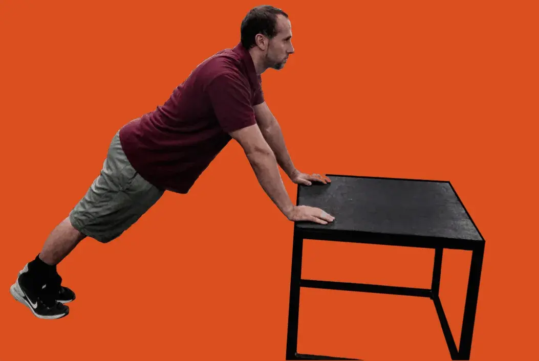 Coast Guard pushup regression exercise for building strength